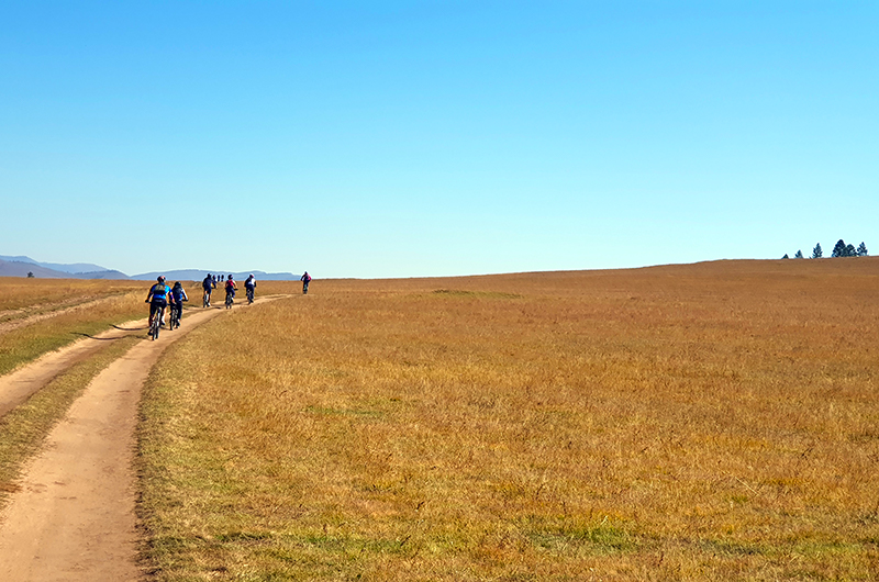 Mongolia grassland cycling